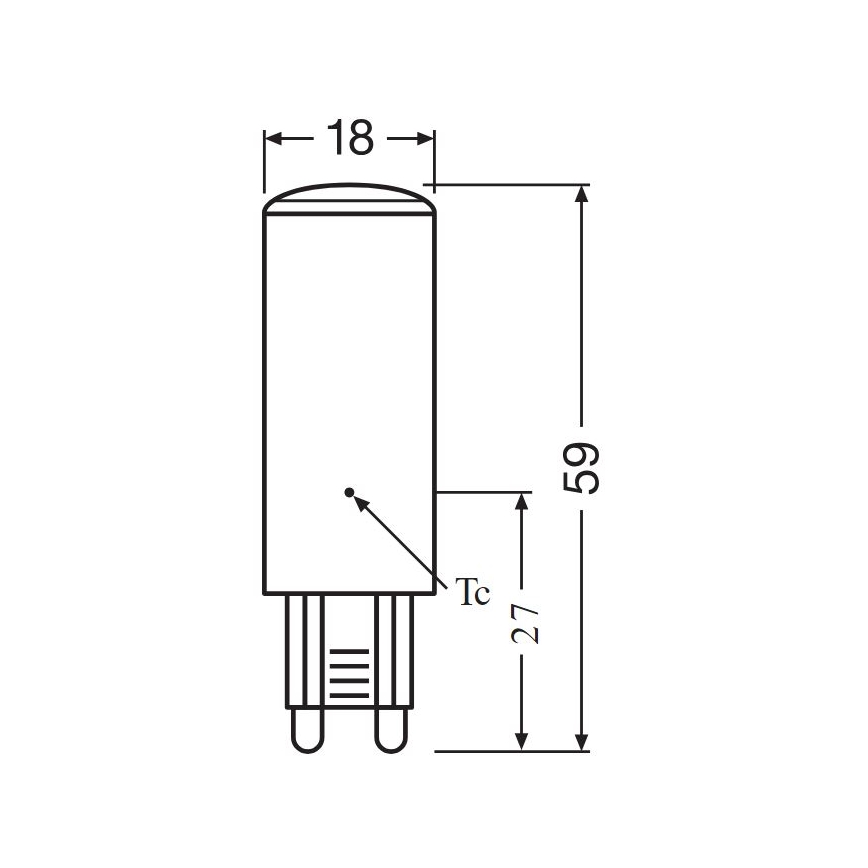 Lampadina LED Step-by-step dimmerabile G9/4W/230V 2700K - Osram