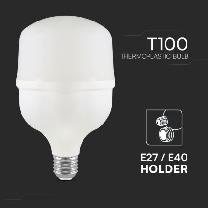 Lampadina LED T100 E40 E27/30W/230V 6500K