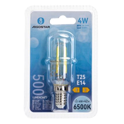 Lampadina LED T25 E14/4W/230V 6500K - Aigostar