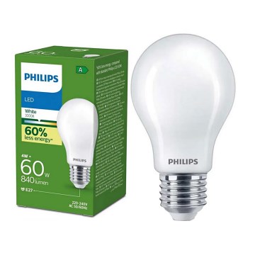 Lampadina LED ULTRAEFFICIENT Philips A60 E27/4W/230V 3000K