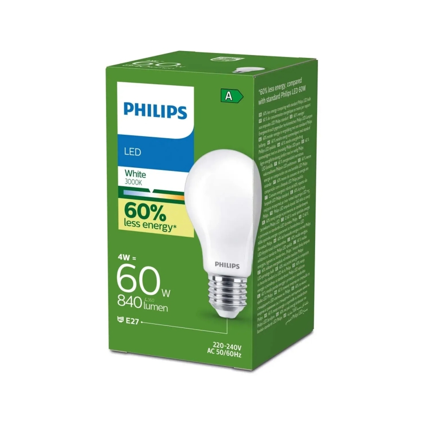 Lampadina LED ULTRAEFFICIENT Philips A60 E27/4W/230V 3000K
