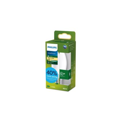 Lampadina LED ULTRAEFFICIENT Philips B35 E14/3,8W/230V 2700K