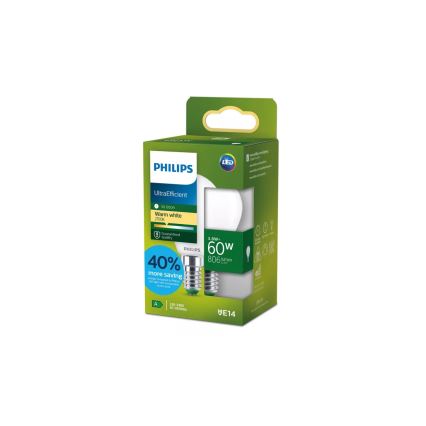 Lampadina LED ULTRAEFFICIENT Philips P45 E14/3,8W/230V 2700K