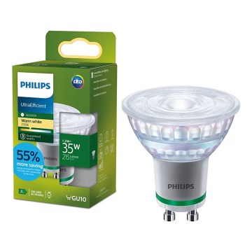 Lampadina LED ULTRAEFFICIENT Philips PAR16 GU10/1,2W/230V 2700K
