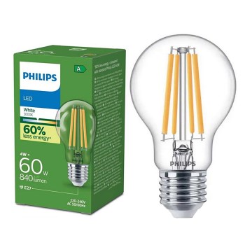 Lampadina LED ULTRAEFFICIENT VINTAGE Philips A60 E27/4W/230V 3000K
