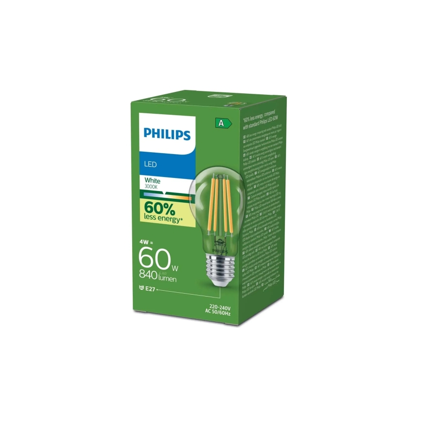 Lampadina LED ULTRAEFFICIENT VINTAGE Philips A60 E27/4W/230V 3000K