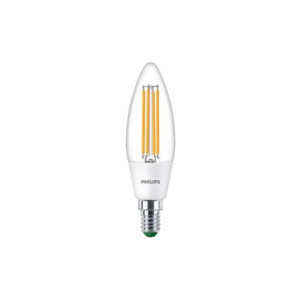 Lampadina LED ULTRAEFFICIENT VINTAGE Philips B35 E14/2,3W/230V 3000K