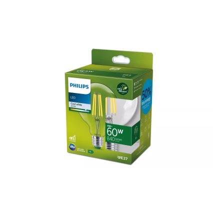 Lampadina LED ULTRAEFFICIENT VINTAGE Philips G95 E27/4W/230V 4000K