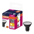 Lampadina LED VALUE PAR16 GU10/6,9W/230V 2700K 120° nero - Osram