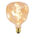 Lampadina LED VINTAGE a filamento G125 E27/2,4W/230V 1800K