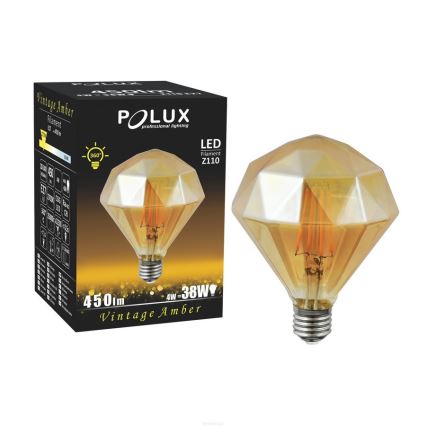 Lampadina LED VINTAGE AMBER E27/4W/230V 2700K