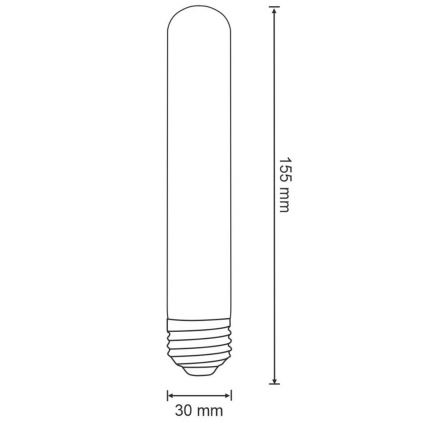 Lampadina LED VINTAGE E27/4W/230V 3000K