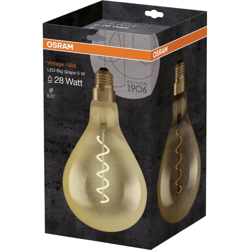 Lampadina LED VINTAGE E27/5W/230V - Osram