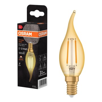 Lampadina LED VINTAGE FILAMENT E14/1,5W/230V 2400K - Osram