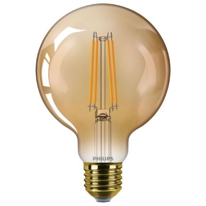 Lampadina LED VINTAGE Philips G95 E27/3,1W/230V 1800K