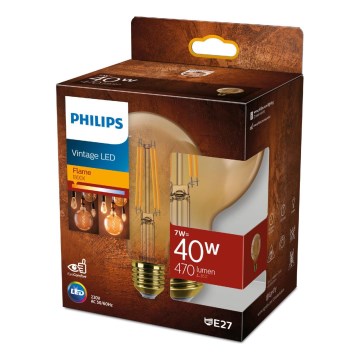 Lampadina LED vintage Philips G95 E27/7W/230V 1800K