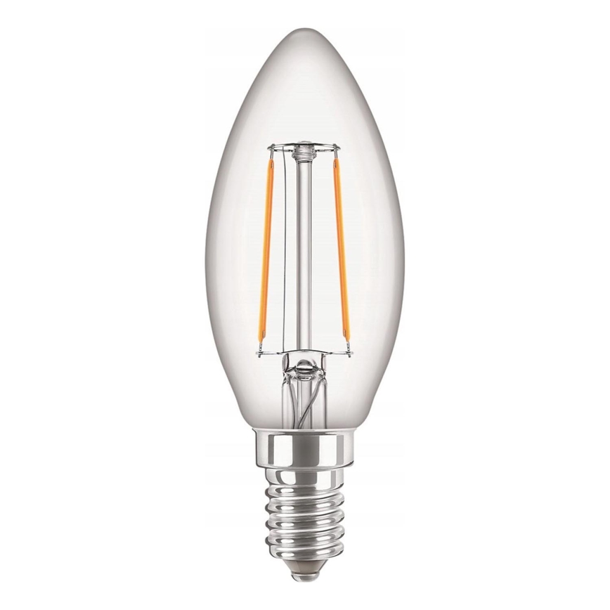 Lampadina LED VINTAGE Philips Pila E14/2W/230V 2700K