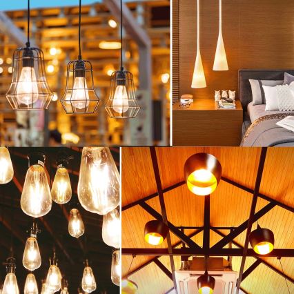 Lampadina LED VINTAGE ST64 E27/20W/230V 2700K - Aigostar