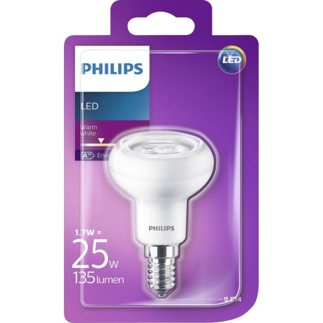 Lampadina riflettore a LED Philips R50 E14/1,7W/230V