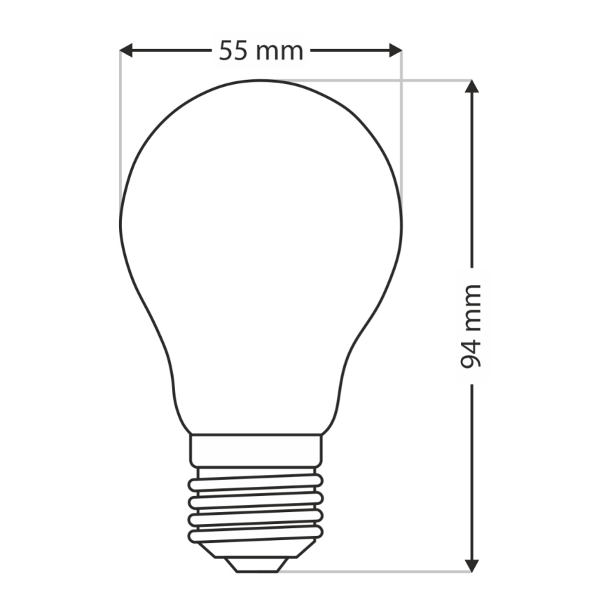 Lampadina robusta E27/100W/230V 2700K