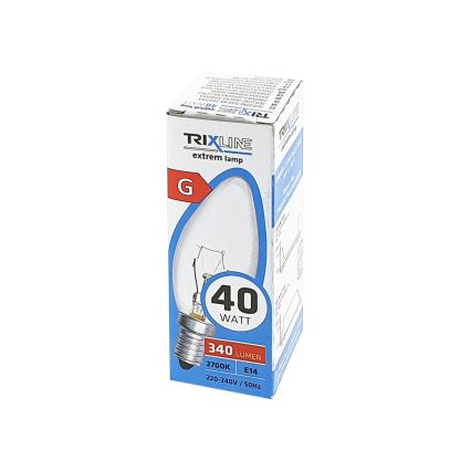 Lampadina tecnica C35 E14/40W/230V 2700K