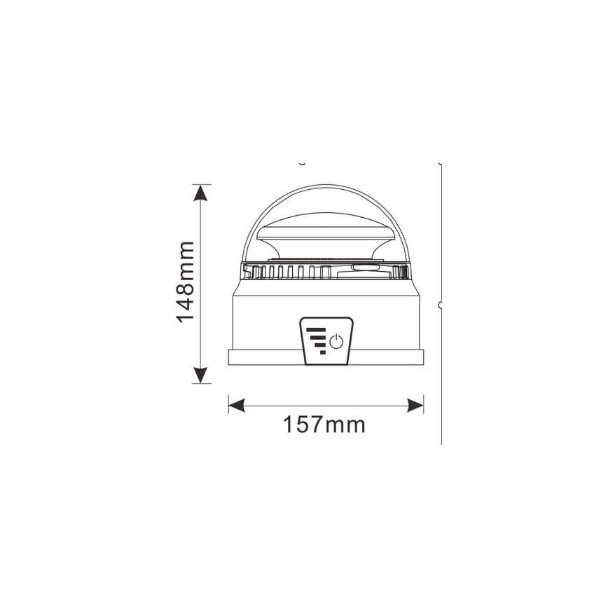 Lampeggiante LED LED/12-24V IP65
