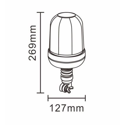 Lampeggiante LED LED/12-24V IP66