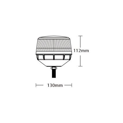 Lampeggiante LED LED/12-24V IP67