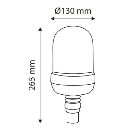 Lampeggiante LED LIGHT LED H1/12-24V