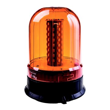 Girofaro Lampeggiante Arancione 30 LED - 6W, 12-30V, Per Trattori E Camion, Impermeabile
