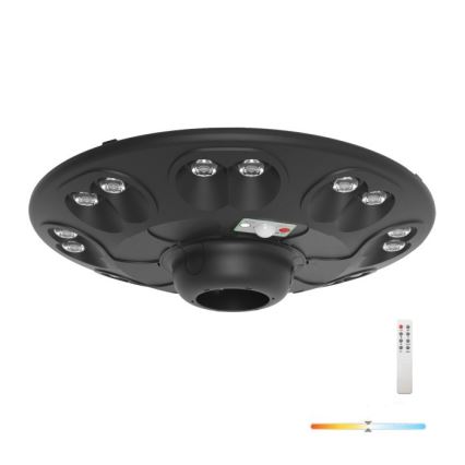 Lampione solare stradale LED con sensore LUVIA LED/15W/3,2V 4000K IP54 5400 mAh + telecomando