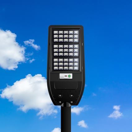 Lampione solare a LED VIA 100W/10000 mAh 3,2V 6000K IP65 + telecomando