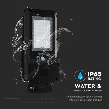 Lampione solare da strada con sensore LED/20W/7,4V IP65 5400 mAh