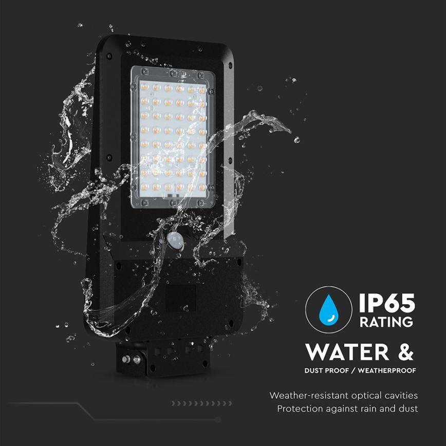 Lampione solare da strada con sensore LED/20W/7,4V IP65 5400 mAh