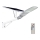 Lampione solare dimmerabile SAMSUNG CHIP LED/50W/6,4V 6000K IP65 30000 mAh + telecomando