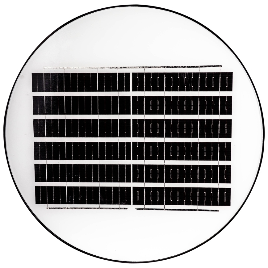 Lampione solare dimmerabile a LED con sensore LED/15W/6V 11000 mAh 6500K IP65 nero + telecomando
