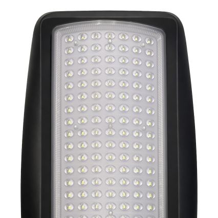 Lampada stradale solare LED dimmerabile con sensore VENICE LED/100W/3,2V 6000 mAh IP65 nero + telecomando