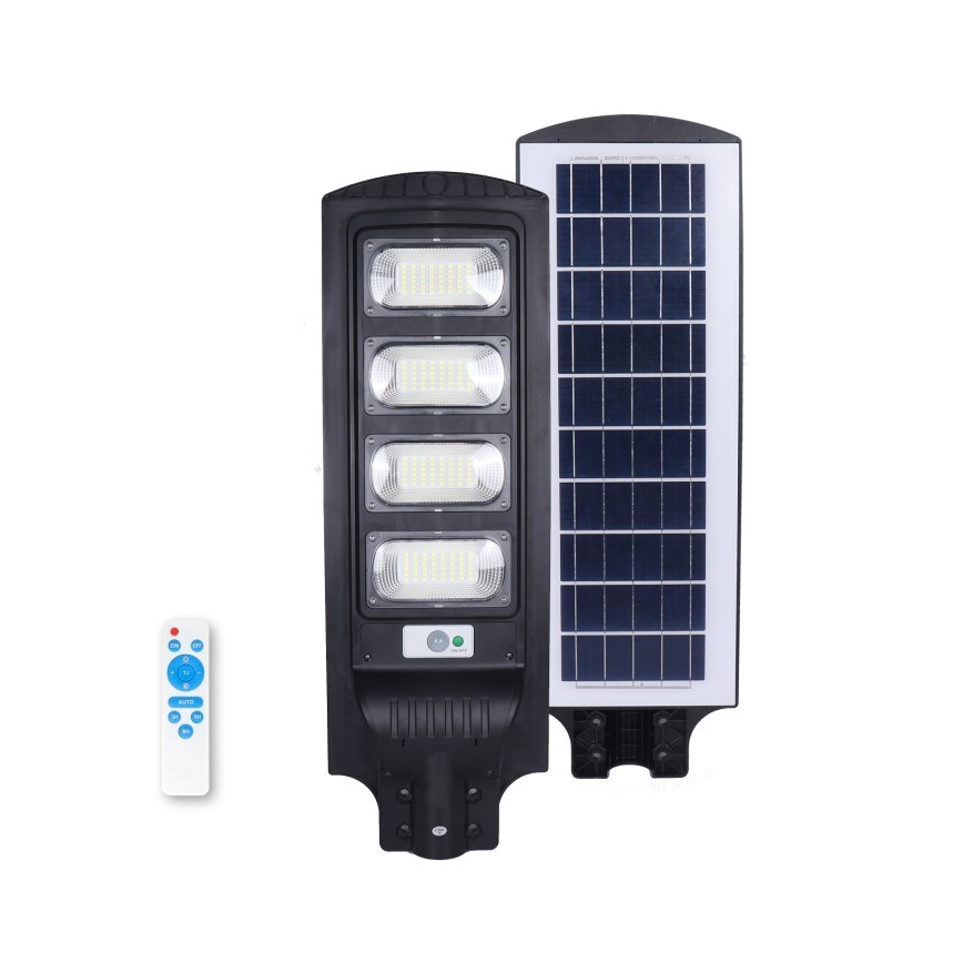 Lampione solare stradale dimmerabile a LED con sensore URBI LED/11W/3,2V 6500K 15000 mAh IP54 + telecomando