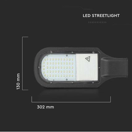 Lampione stradale a LED SAMSUNG CHIP LED/30W/230V 4000K IP65