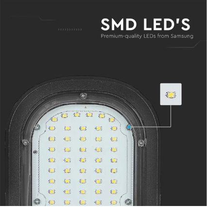 Lampione stradale a LED SAMSUNG CHIP LED/50W/230V 4000K IP65