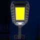 Lampione stradale solare a LED con sensore LED/2,5W/3,7V IP65 + telecomando