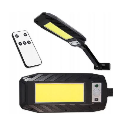 Lampione stradale solare a LED con sensore LED/2,5W/3,7V IP65 + telecomando