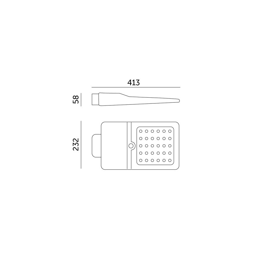 Lampione stradale solare a LED con sensore STREET LED/15W/7,4V 4000K IP65 5400 mAh