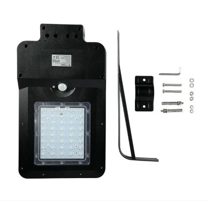 Lampione stradale solare LED con sensore LED/15W/7,4V 6000K IP65 5400 mAh