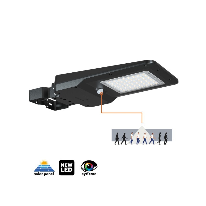 Lampione solare LED con sensore integrato STREET LED/20W/7,4V 3000/4000/6000K IP65 5400 mAh
