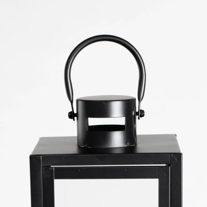 Lanterna decorativa 38 cm nera