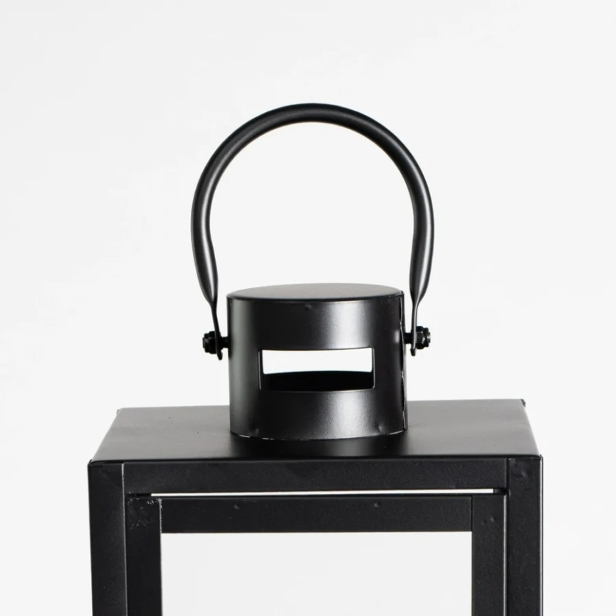 Lanterna decorativa 38 cm nera