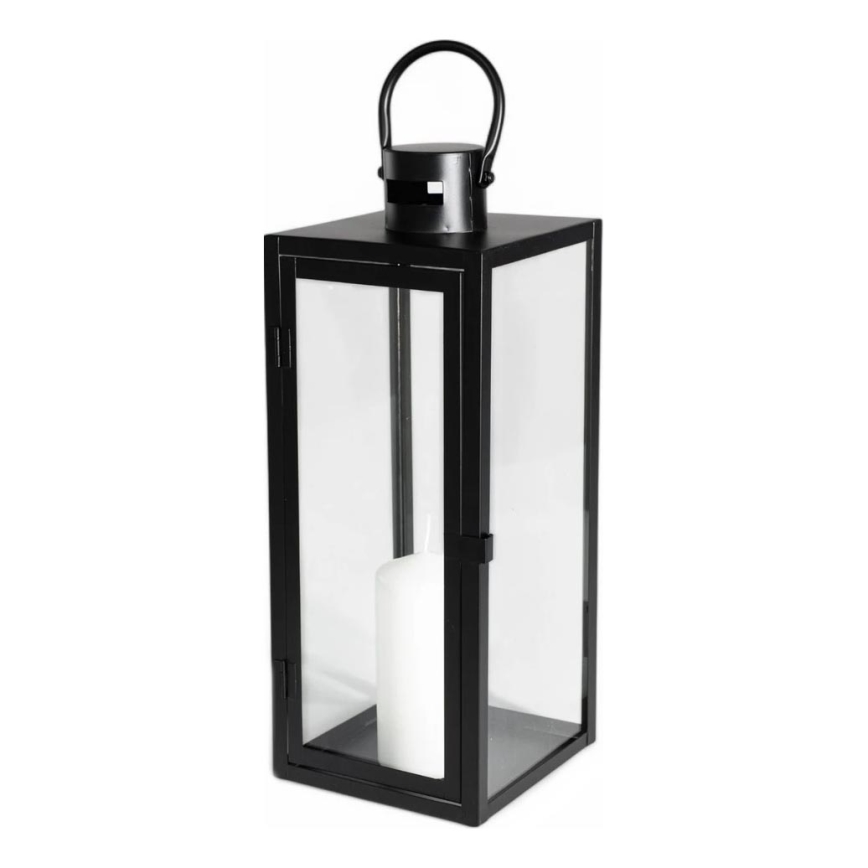 Lanterna decorativa 49 cm nera