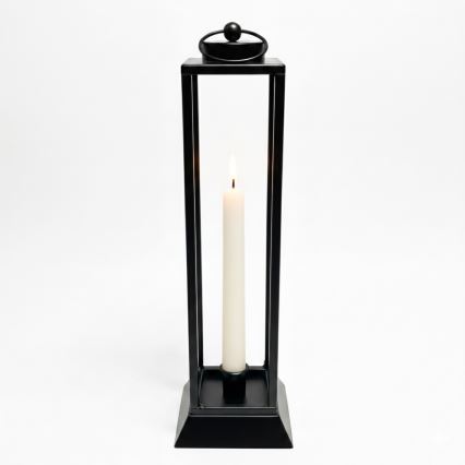 Lanterna decorativa HALL 34 cm nera
