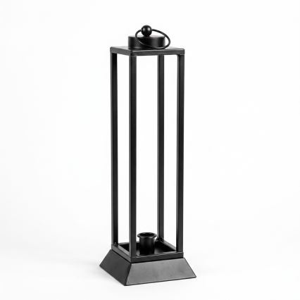 Lanterna decorativa HALL 34 cm nera